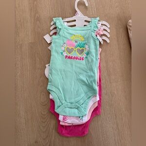 Koala Baby 4 piece Tropical theme onsie set